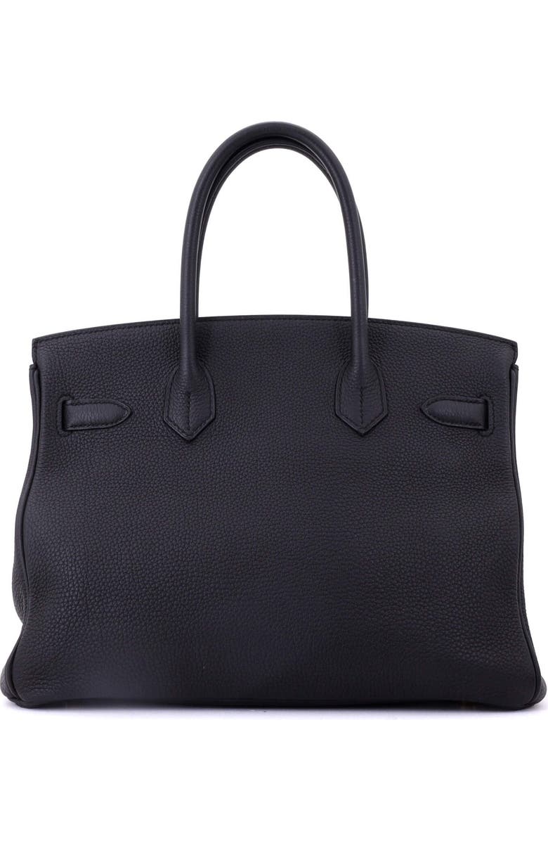 Pre-Owned Hermes Birkin Handbag Black Togo with Gold Hardware 30, Alternate, color,