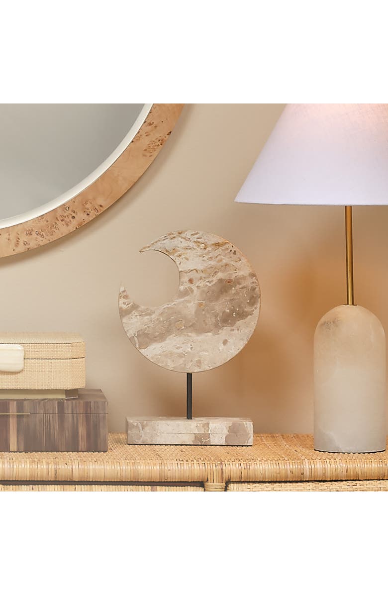 JAMIE YOUNG Crescent Marble Stand, Alternate, color, Cream