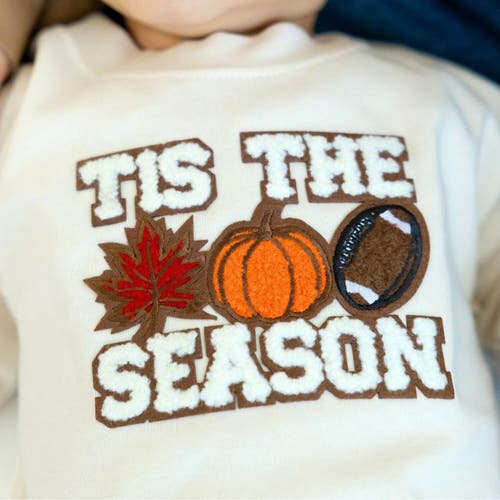 Sweet Wink Tis The Season Pumpkin Patch Long Sleeve Romper In Neutral