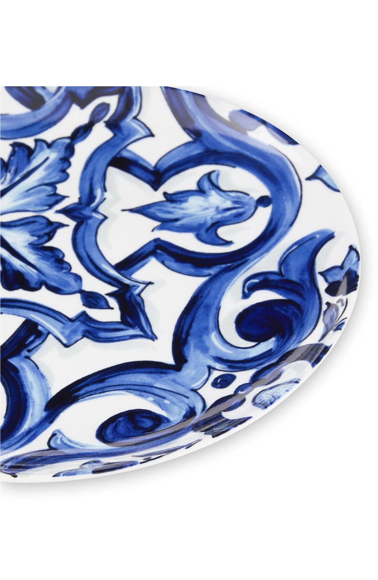 Dolce&Gabbana Blu Mediterraneo Stella Porcelain Set of 2 Dinner Plates, Alternate, color, Light Blue