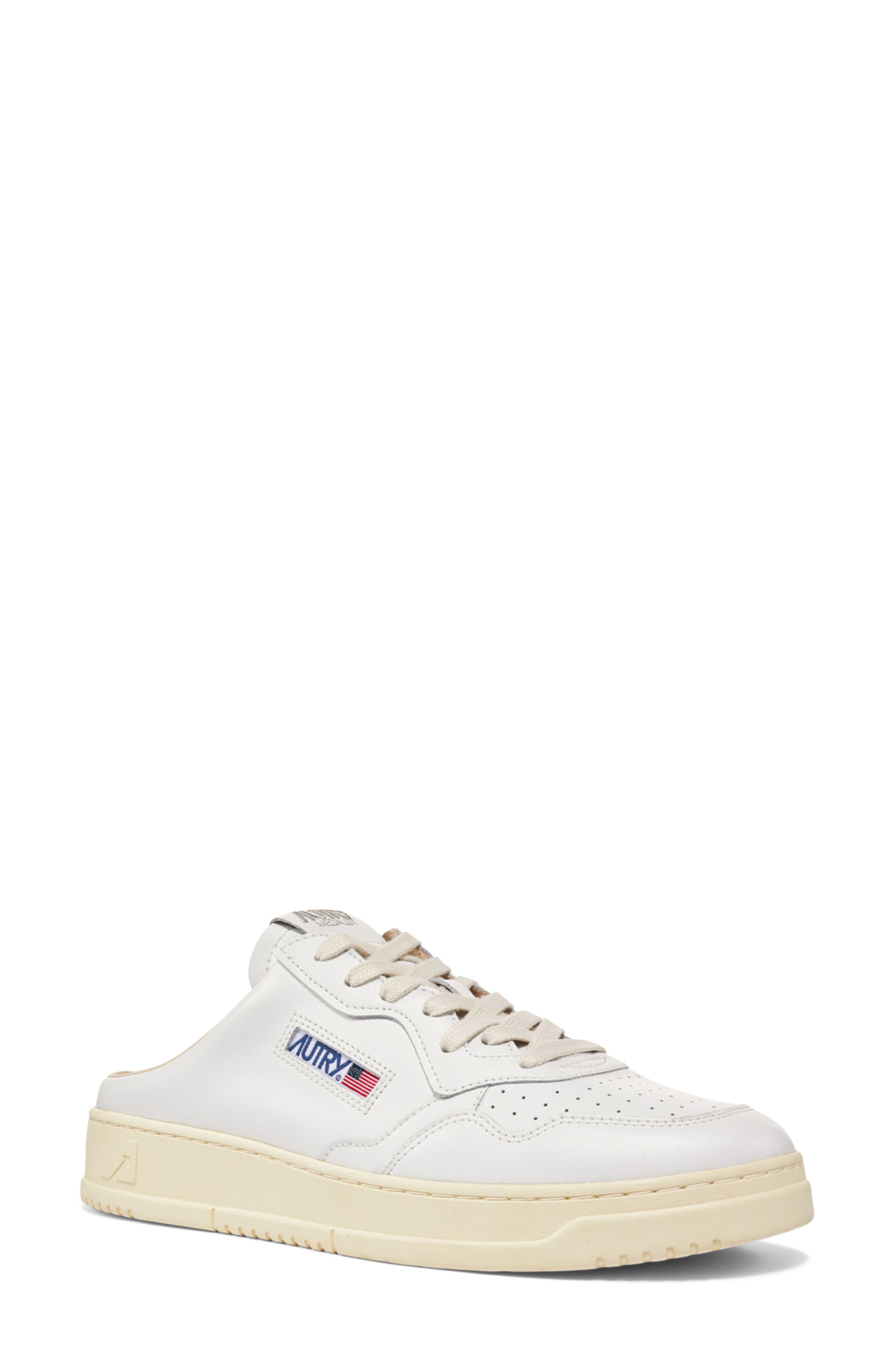 Mule Low Leather Sneaker