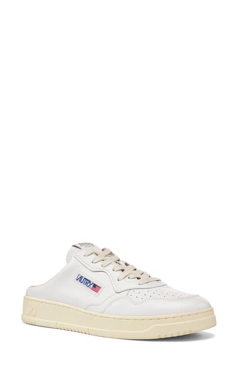 Mule Low Leather Sneaker