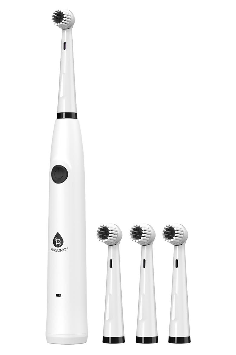 x Mario Lopez USB Rechargeable Electric Toothbrush, Alternate, color, WHITE