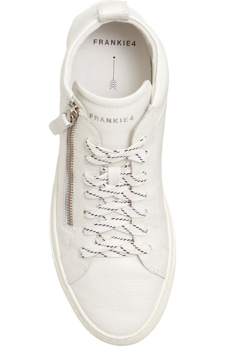 FRANKIE4 Morgan Mid Top Sneaker, Alternate, color, White Tumbled