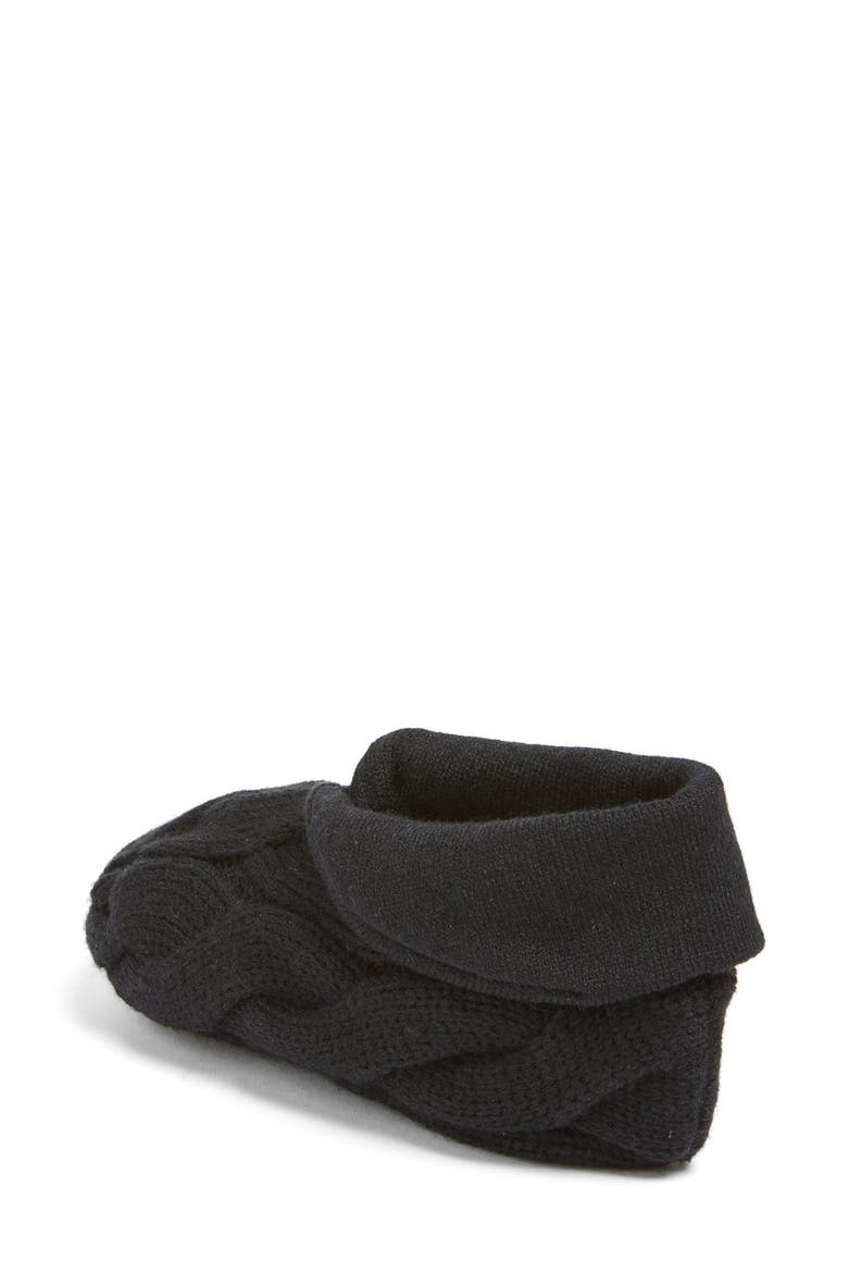 Slipper Bootie, Alternate, color, BLACK