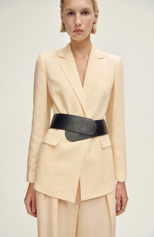 Mango Pleat Front Straight Leg Suit Pants