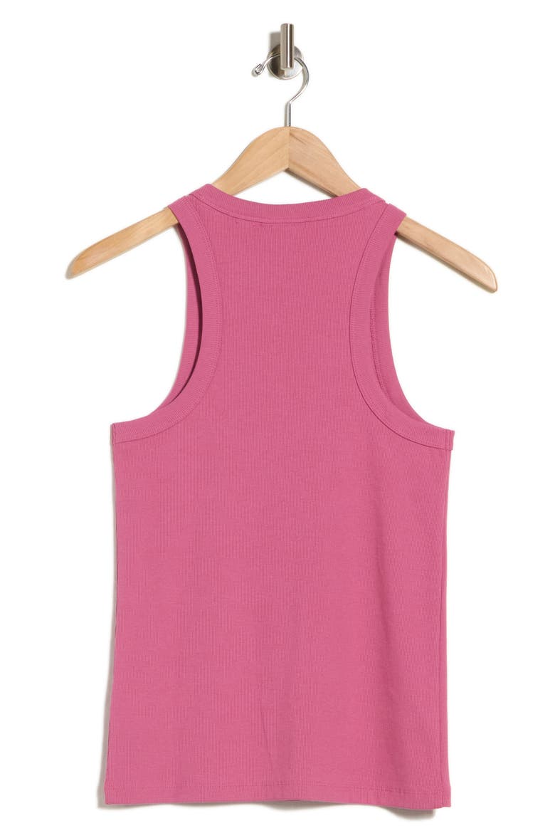 Easy Logo Rib Tank, Alternate, color, MED PNK