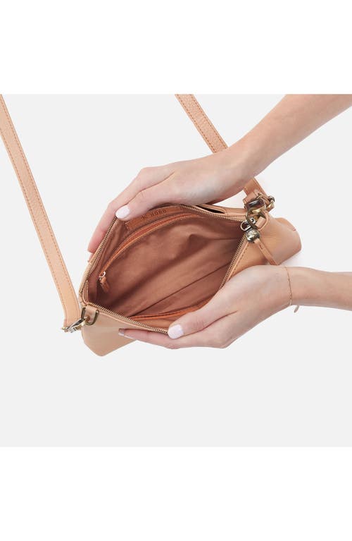 Hobo Darcy Double Crossbody Bag In Porcini