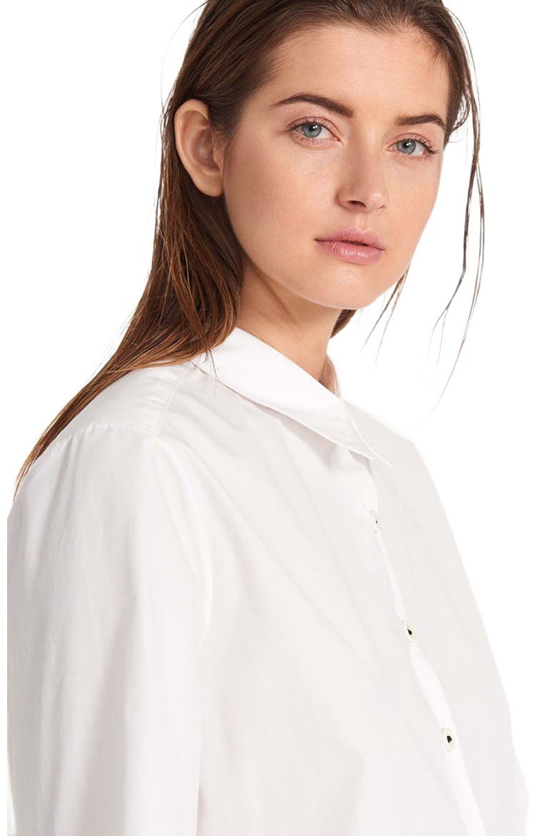The Twill Button Down Shirt, Main, color, White