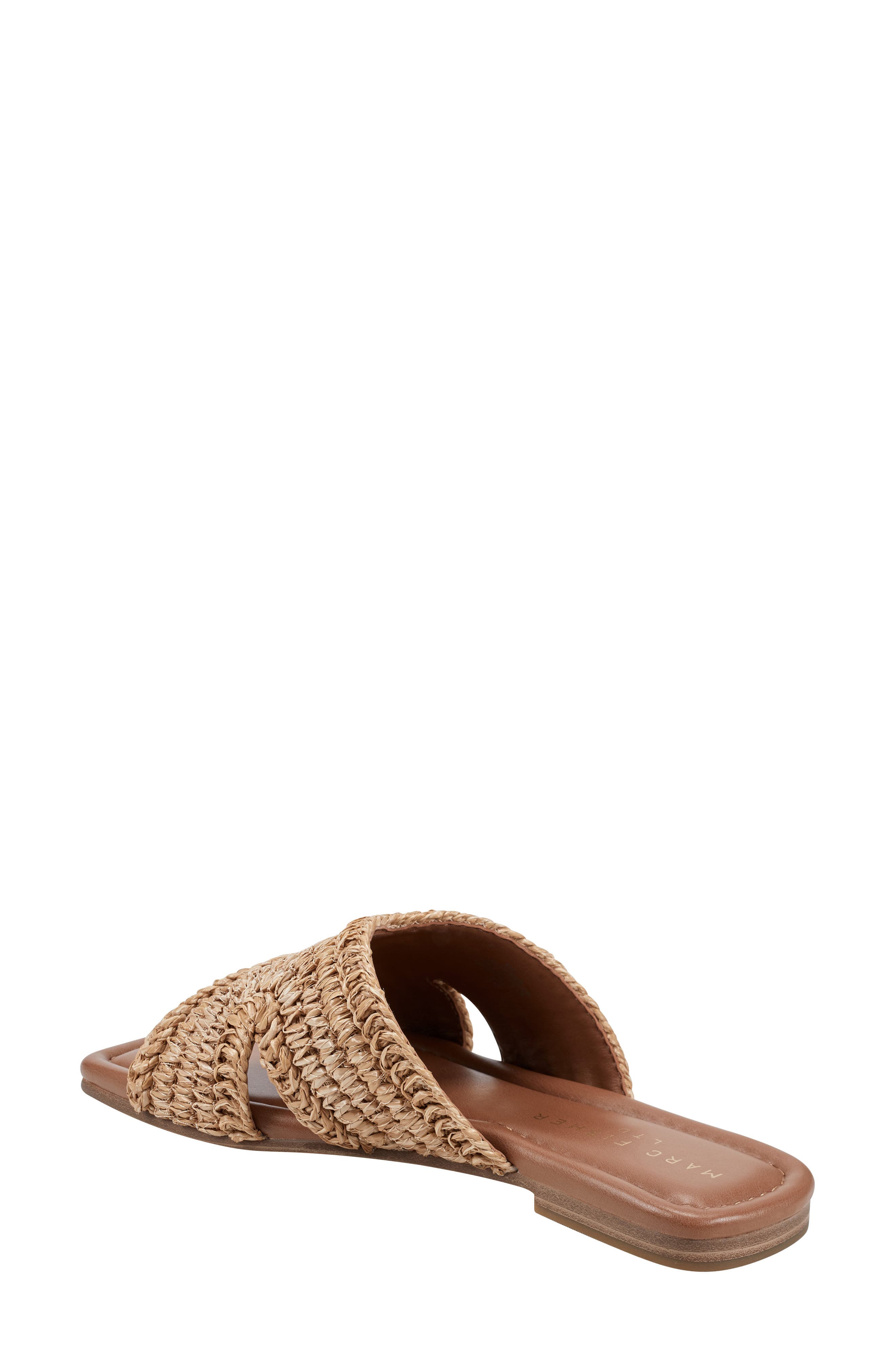 Narda Raffia Slide Sandal - image 4