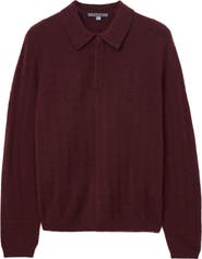 John Varvatos Macra Cashmere & Cotton Polo