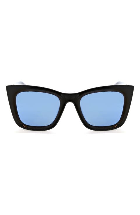 50mm Chunky Square Polarized Sunglasses