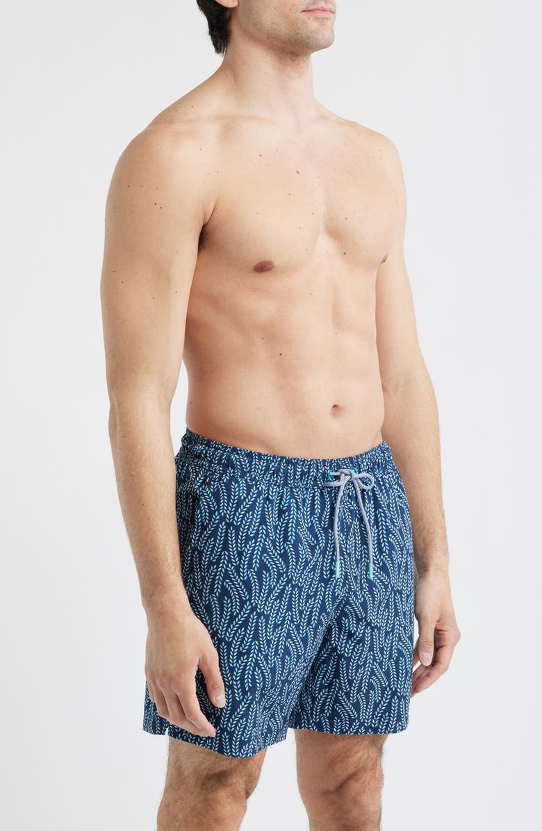 Tommy Bahama Naples Floating Vines 6-Inch Swim Trunks, Alternate, color, Insignia Blue