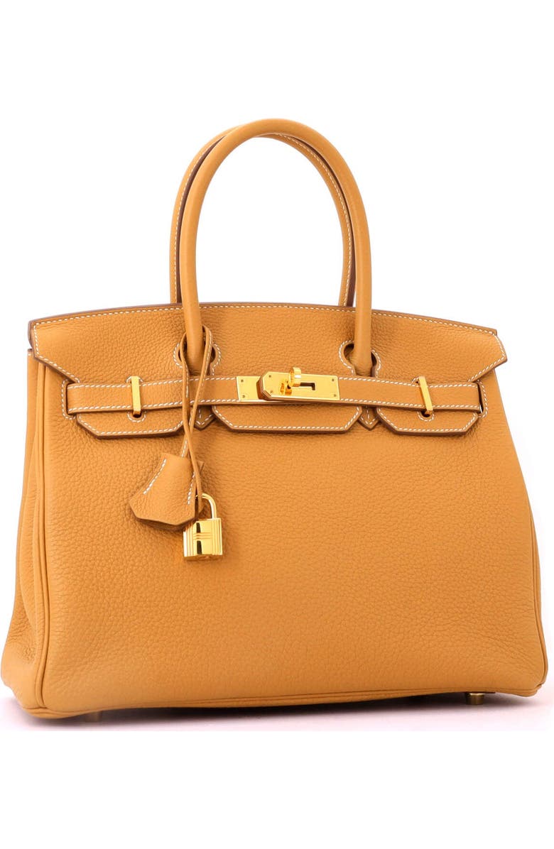 Pre-Owned Hermes Birkin Handbag Brown Togo with Gold Hardware 30, Alternate, color, Natural Sable