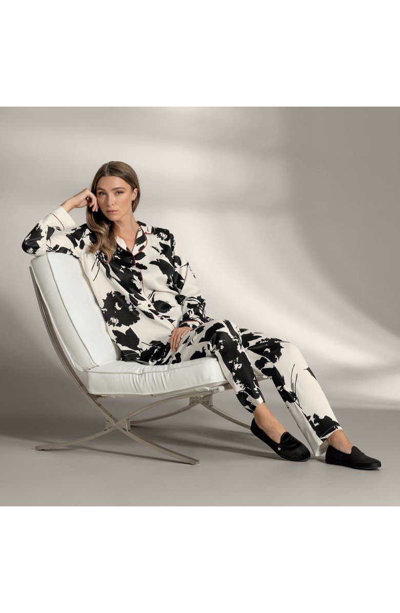 Togas Jovine Women's Pajamas, Main, color, Black