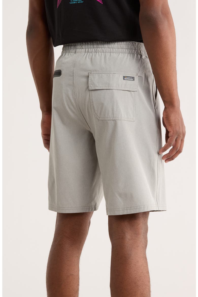 Waterman Suva Amphibian Hybrid Shorts, Alternate, color, LIGHT GREY HEATHER