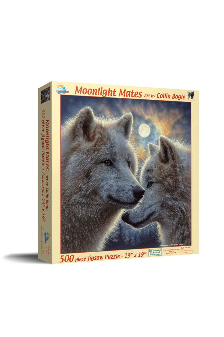 Moonlight Mates 500 piece Jigsaw Puzzle for Adults, Main, color, Multicolor