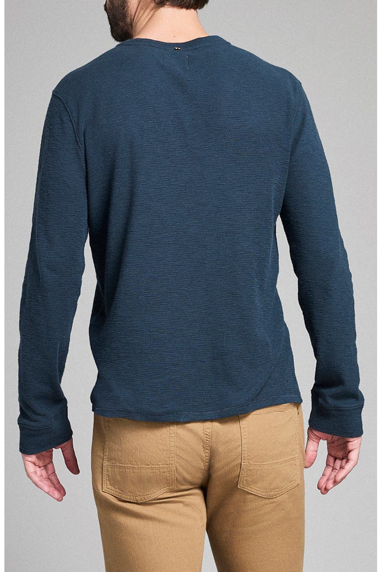 Slub Tuck Henley, Alternate, color, CARBON BLUE