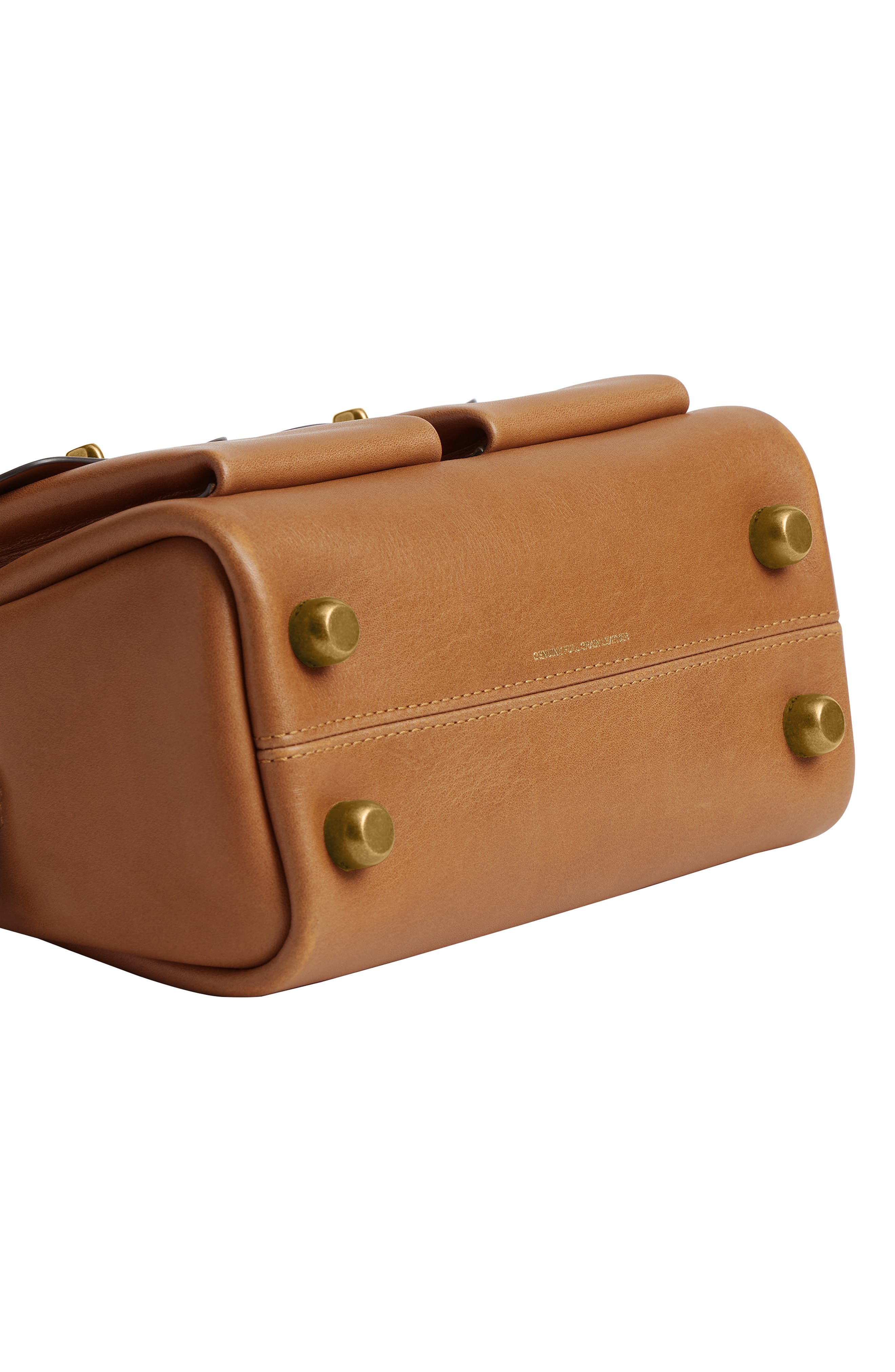 Twin Turnlock Leather Top Handle Bag (Women) | Nordstrom