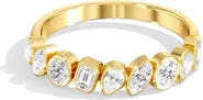 Everlee Multi Shape Bezel Lab Diamond Band in 14K