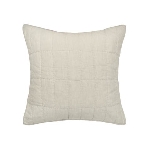 Odine Natural Euro Pillow Sham