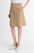 Vince Double Waist Drawstring Skirt