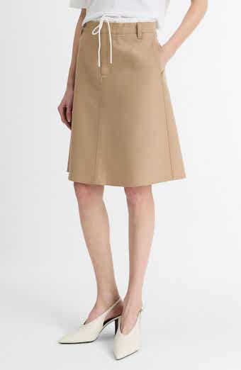 Vince Double Waist Drawstring Skirt