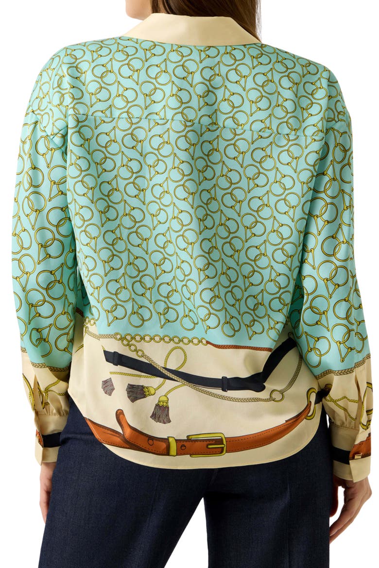 Amanda Print Satin Shirt, Alternate, color, MULTI-COLOR PATTERN