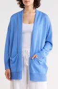 Eileen Fisher Patch Pocket Organic Linen & Organic Cotton Cardigan