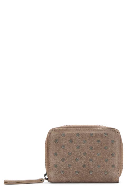 Stud Leather Coin Pouch