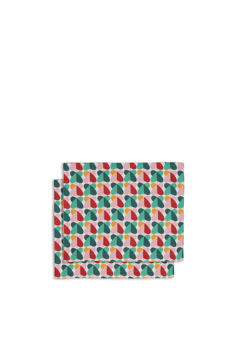 Placemats Set Of 2 (35X45) Farfalle White, Main, color, Farfalle White