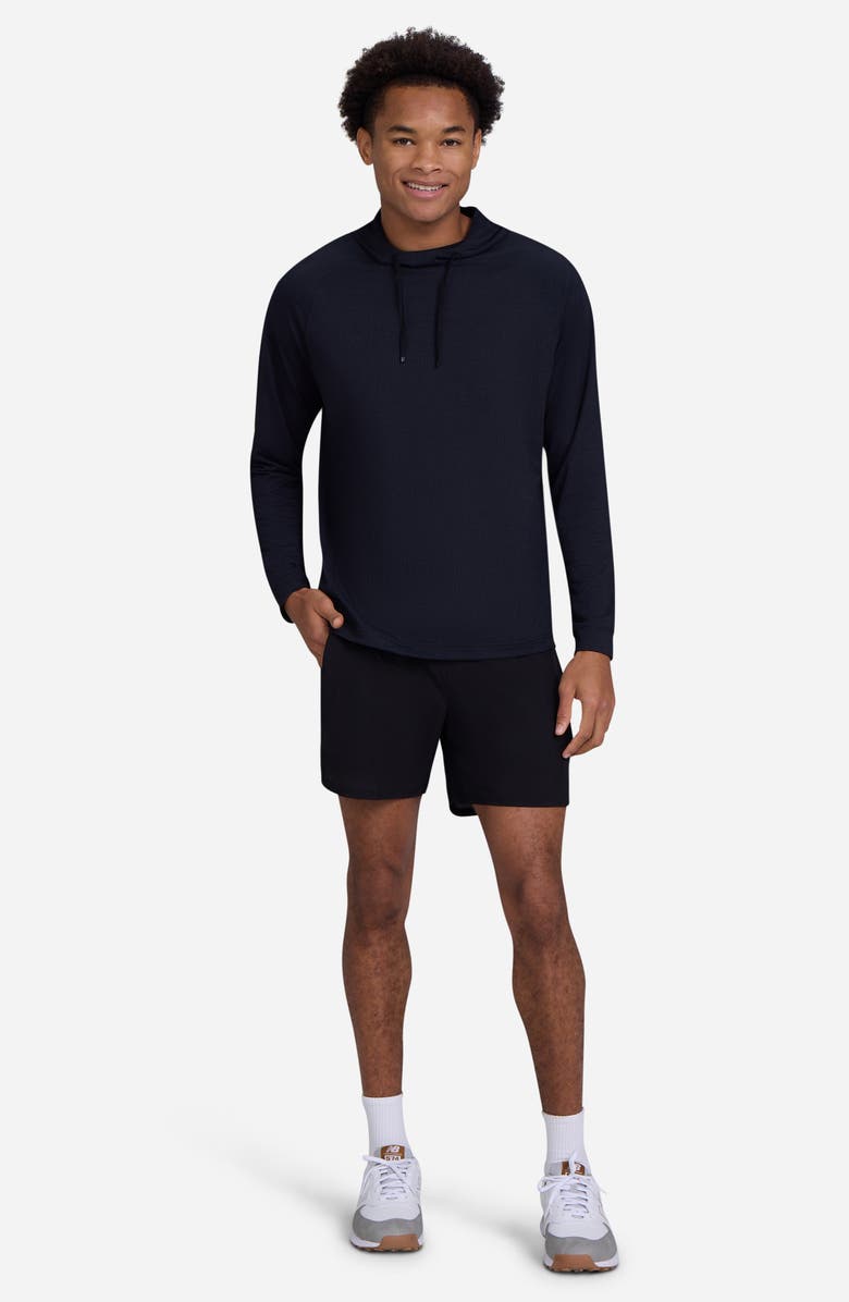 Bad Birdie Bad Elements Cooling Mesh Golf Hoodie, Alternate, color, Black