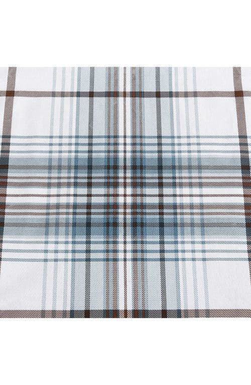 Eddie Bauer Alder Plaid Reversible Comforter Set In Blue Grey