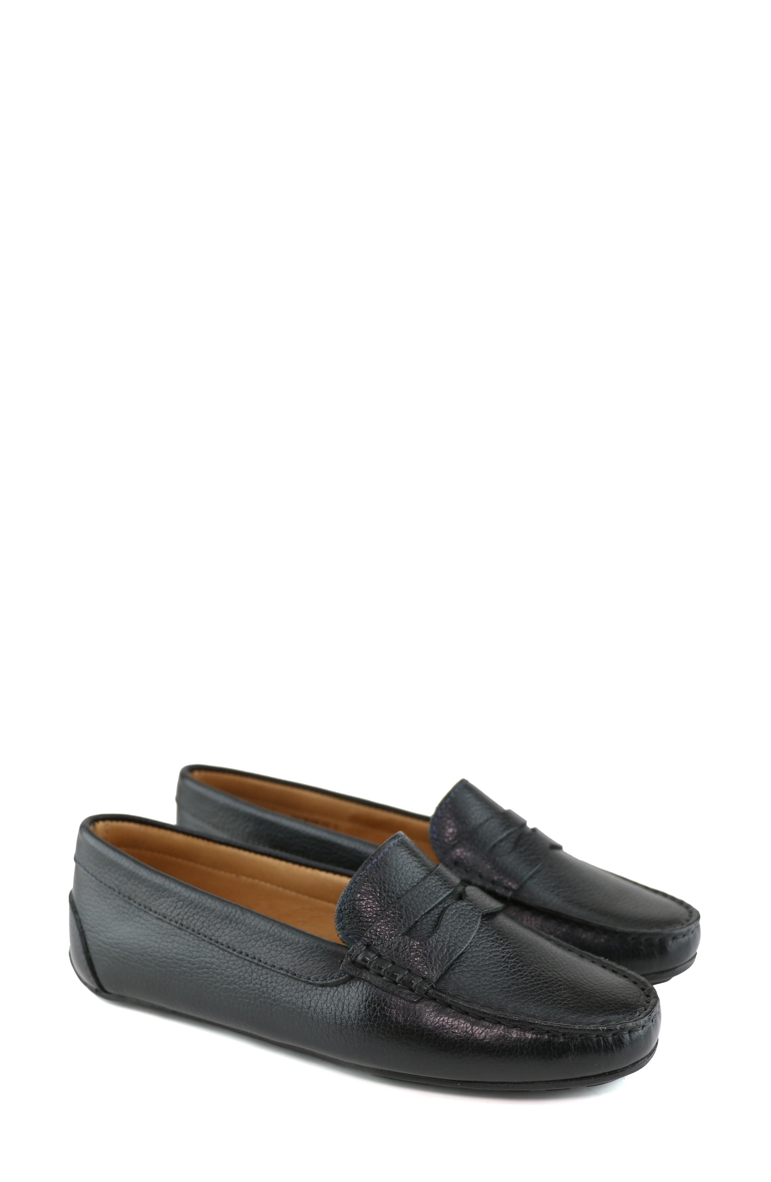 Marc Joseph New York Naples Penny Loafer, Alternate, color, Black Grainy