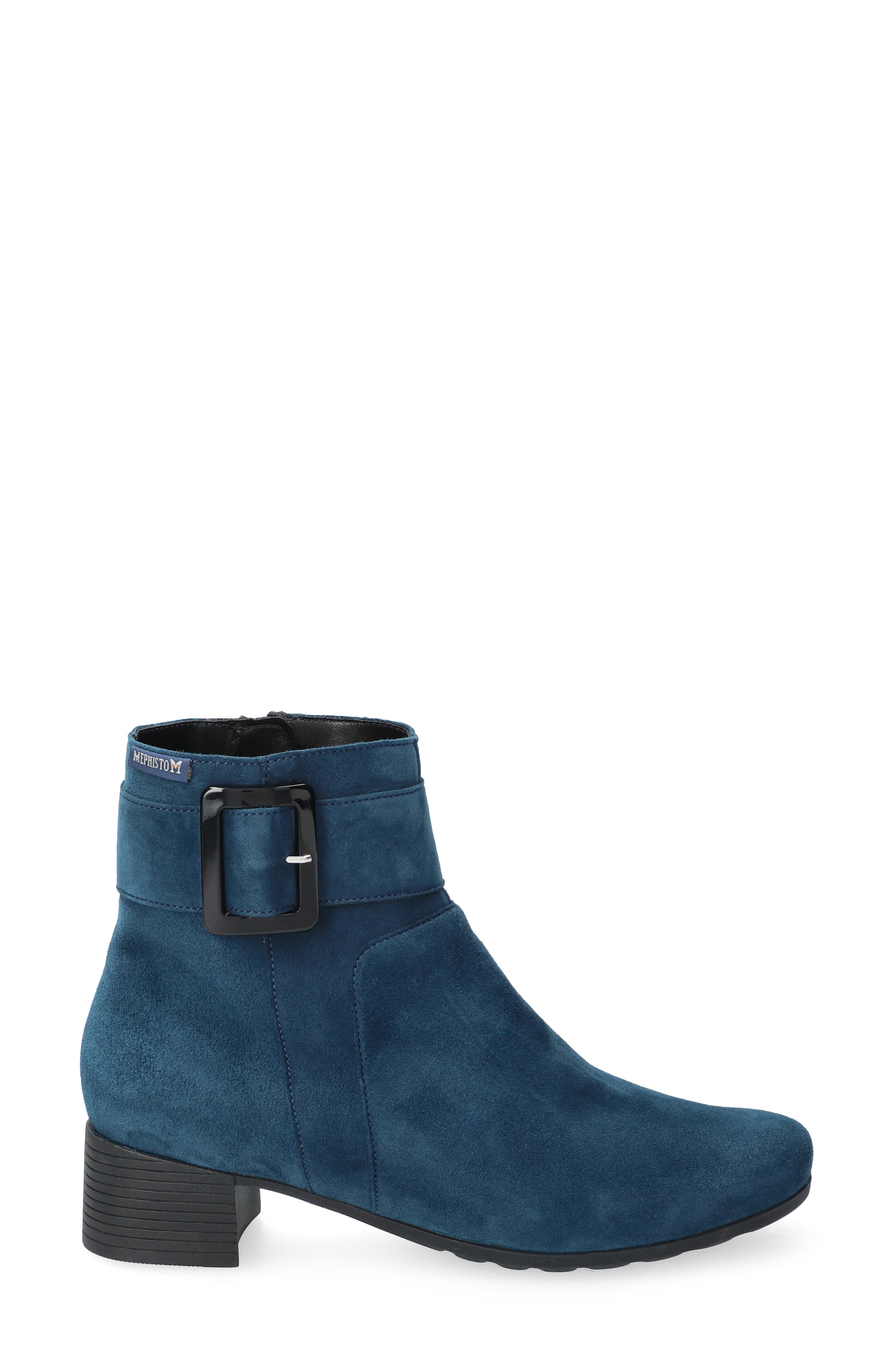 Gianina Block Heel Bootie, Alternate, color, PEACOCK BLUE