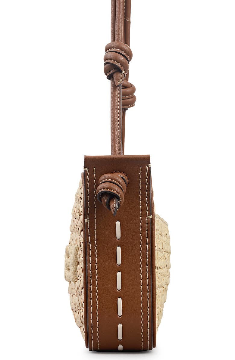 Radley The Camden - Raffia Small Ziptop Shoulder Bag, Alternate, color, Natural
