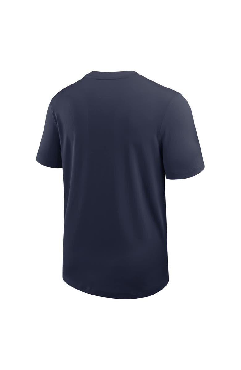 Nike Men's Nike Navy Auburn Tigers 2025 Sideline UV Dri-FIT Coach T-Shirt, Alternate, color, Navy