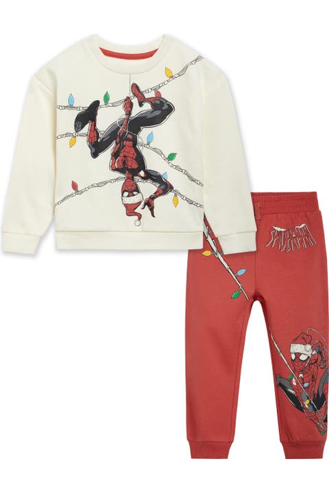 Spider-Man Fleece Sweatshirt and Joggers Set
