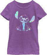 Lilo & Stitch Girl's Lilo & Stitch Holographic Stitch Graphic T-Shirt