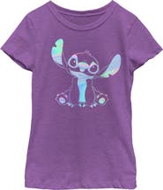 Lilo & Stitch Girl's Lilo & Stitch Holographic Stitch Graphic T-Shirt