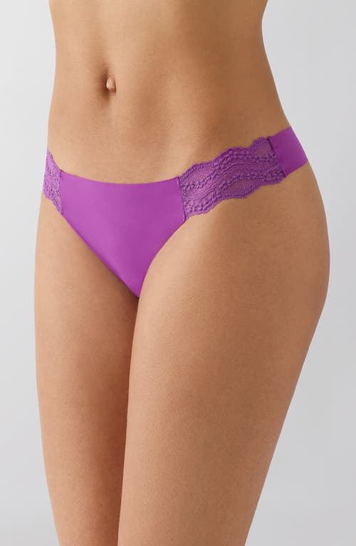 B.tempt'd By Wacoal B.bare Thong In Purple