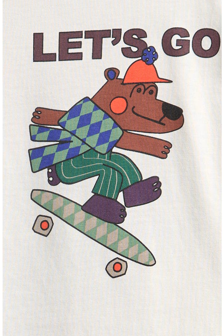 Kids' Colorblock Graphic T-Shirt, Alternate, color, WHITE
