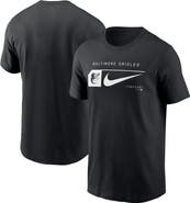 Nike Men's Nike Black Baltimore Orioles Fashion Graphic Swoosh T-Shirt