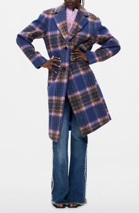 Plaid Overcoat