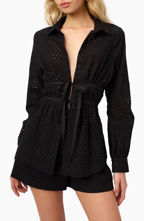Stefania Eyelet Shirt