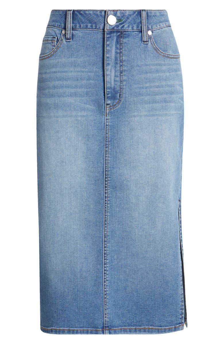 1822 Denim Denim Midi Skirt, Alternate, color, 