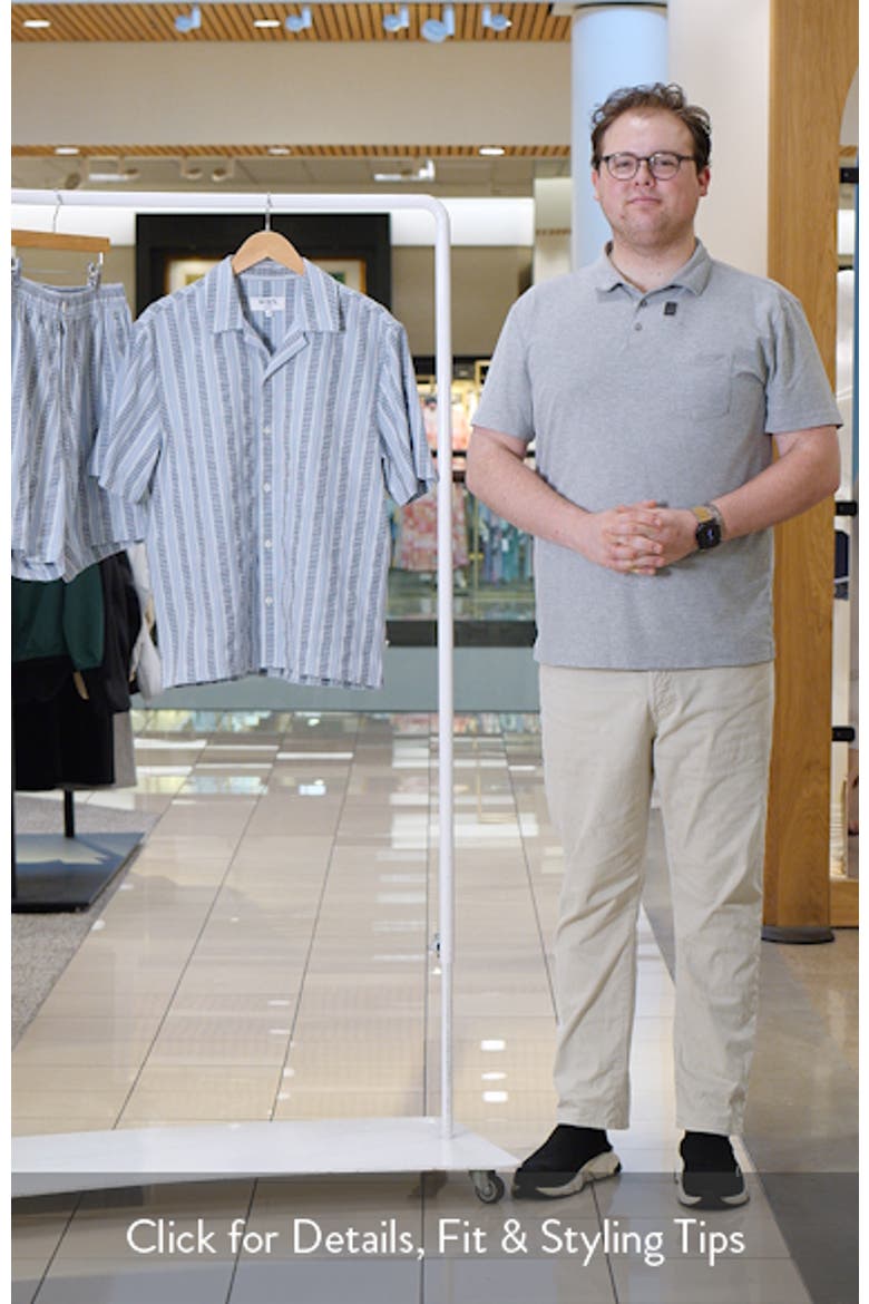 Didcot Stripe Cotton Dobby Camp Shirt video
