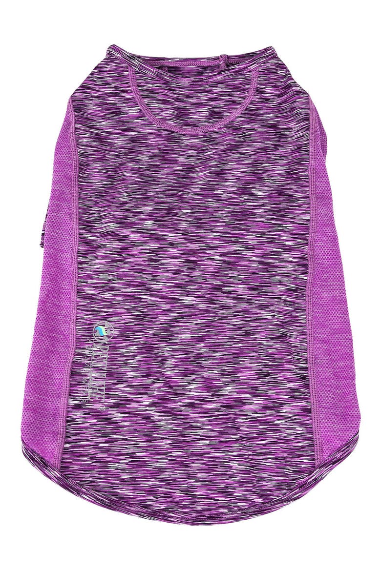 ACTIVE Warf-Speed Heathered Tone-on-Tone T-Shirt, Main, color, PURPLE HEATHER AND PURPLE