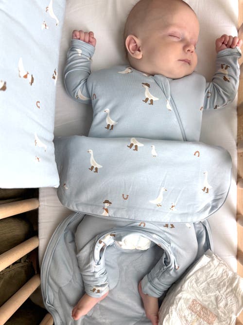 Gunamuna Swaddle Sleep Bag, 1.0 Tog In Blue