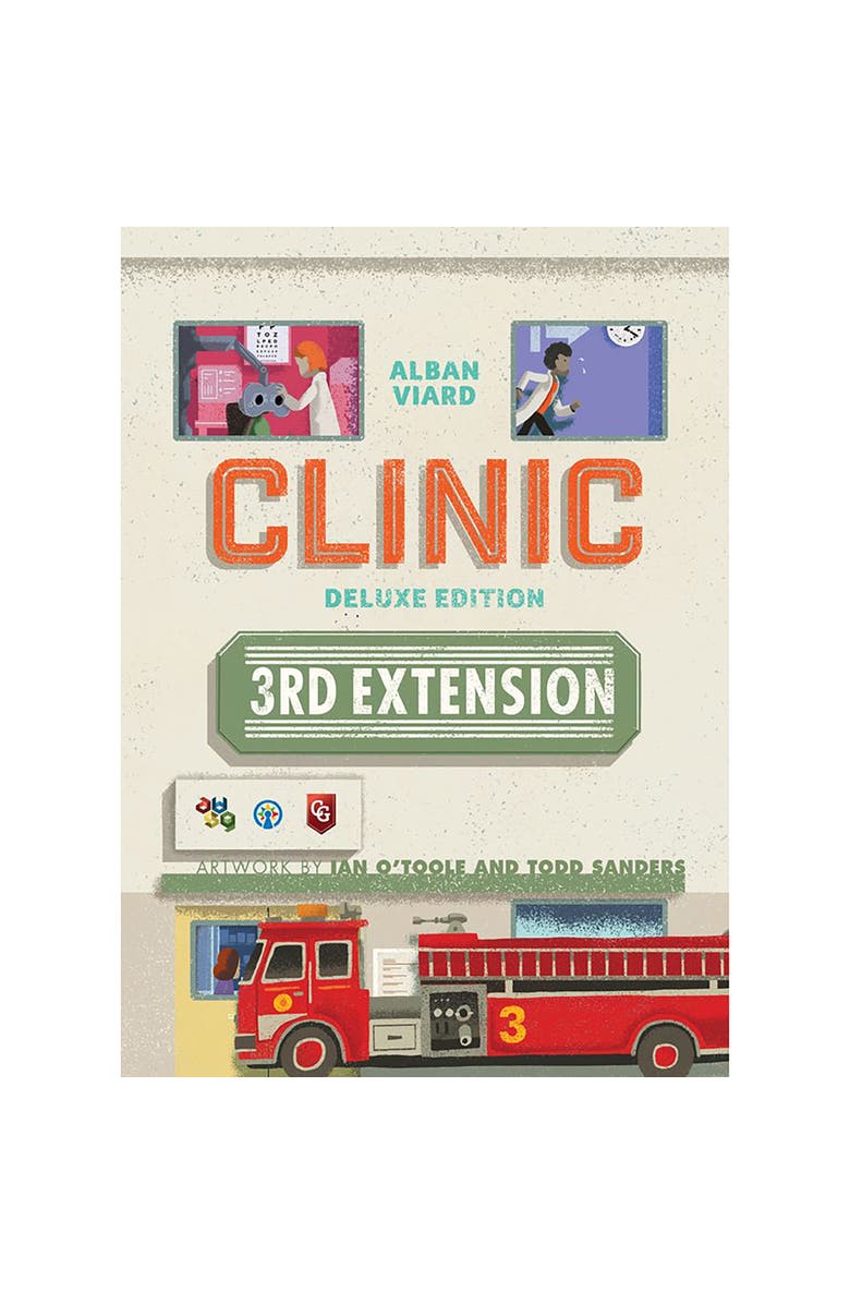 Capstone Games Clinic Deluxe Extension 3 Strategy Board Game, Alternate, color, Multicolored